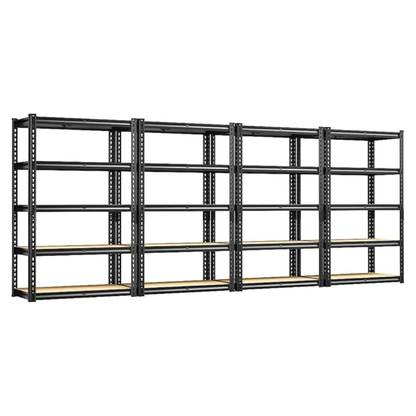 5-Tier Adjustable Metal Shelving Unit with 915 kg Capacity – FlexiRack™