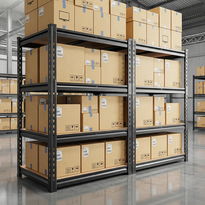 5-Tier Adjustable Metal Shelving Unit with 915 kg Capacity – FlexiRack™