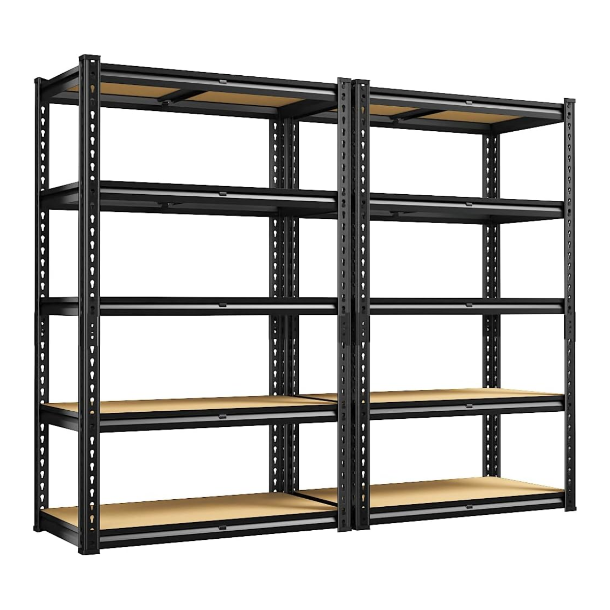 5-Tier Adjustable Metal Shelving Unit with 915 kg Capacity – FlexiRack™