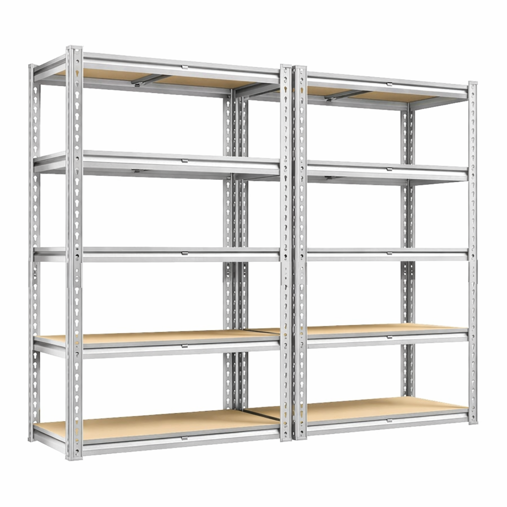 5-Tier Adjustable Metal Shelving Unit with 915 kg Capacity – FlexiRack™