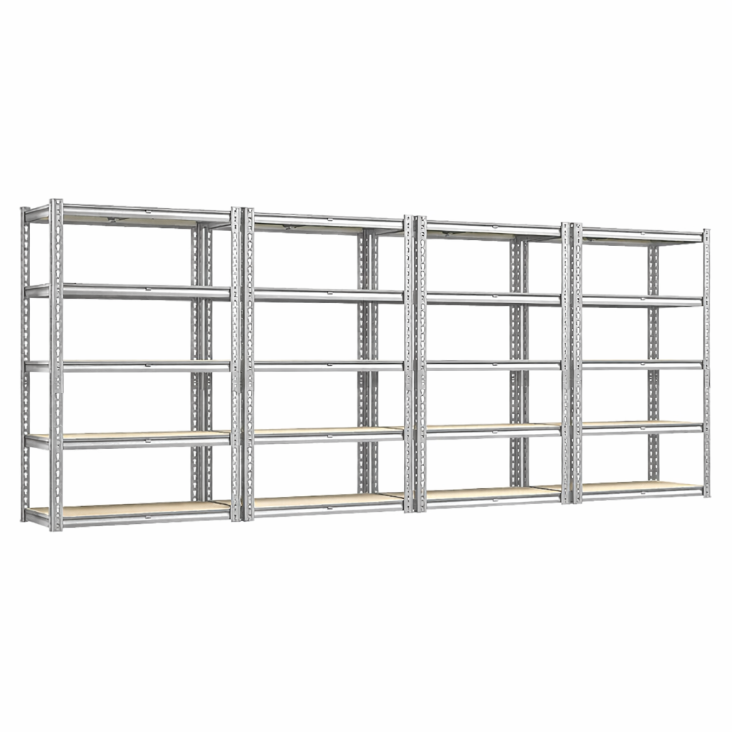 5-Tier Adjustable Metal Shelving Unit with 915 kg Capacity – FlexiRack™