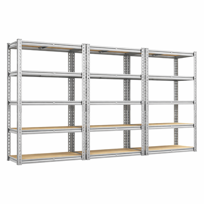 5-Tier Adjustable Metal Shelving Unit with 915 kg Capacity – FlexiRack™
